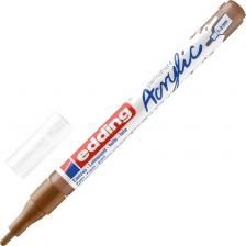 Маркер Edding Маркер акриловый " 5300/919", круглый наконечник 1-2 мм, светло-коричневый "Hazel"