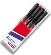 Маркер Edding Набор маркеров E-142 М/4 для глянцевых поверхностей и пленок 4 цвета