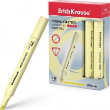 Маркер Erich Krause Текстмаркер Visioline V-17 Pastel с желтыми чернилами - это надежный инструмент для выделения текста, который подойдет как для учебы, так и