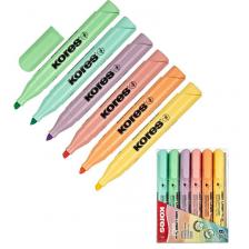 Маркер Kores Текстовыделители "High Liner Plus", 1-5 мм, 6 цветов