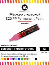 Маркер Molotow Перманентный маркер permanent paint 320PP 230136 розовый 4-8 мм