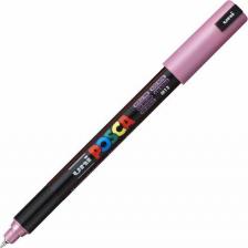 Маркер Uni Маркер POSCA PC-1MR, розовый металлик, 0.7 мм, игольчатый наконечник