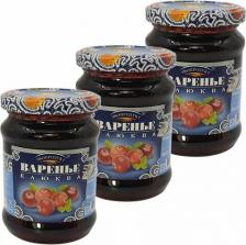 Мед/варенье Экопродукт Варенье десертное Клюква, 325 г, 3 шт