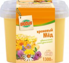 Мед/варенье Globus Мед кремовый цветочный натуральный 1.3 кг