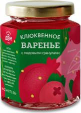 Мед/варенье Медовый дом Варенье клюквенное, 200 г
