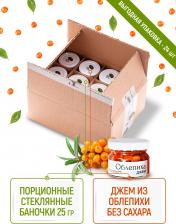 Мед/варенье Русский лес Джем Облепиха Премиум, низкокалорийный, 25 г х 24 шт