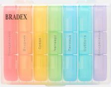 Мед.аксессуар Bradex Таблетница Контейнер для таблеток ЗДОРОВЬЕ