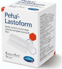 Мед.аксессуар Hartmann Бинт эластичный Peha-lastoform 6 см х 4 м фиксирующий белый