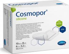 Мед.аксессуар Hartmann Космопор cиликон повязка впитывающая 10 x 8см пластырного типа с контактным слоем из силикона №10