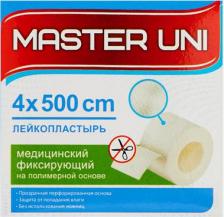 Мед.аксессуар Master Uni Лейкопластырь РФ полимерный фиксирующий 4х500 см