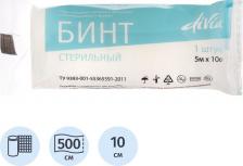 Мед.аксессуар Ньюфарм Вайсман бинт неткан. н/стер. с неосып. краями 5мх10см