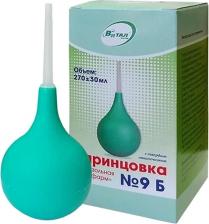 Мед.аксессуар Виталфарм Спринцовка Б-9 с твердым наконечником