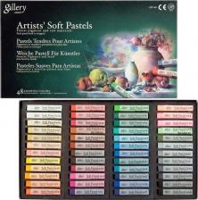 Мел Mungyo Пастель сухая Gallery Soft Dry, мягкая профессиональная. Набор 48 цветов