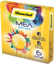 Мел Silwerhof Упаковка мела белого Солнечная коллекция 882085-06, 6шт 30 шт./кор