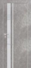 Межкомнатная дверь Profilo Porte  Profilo Porte PX-16 Цвет:Серый бетон, Остекление:Лунный лакобель