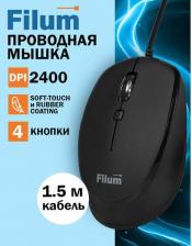 Мышь/клавиатура Filum FL-M10-BK