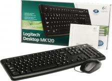 Клавиатура + мышь Logitech MK120