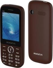 Кнопочный телефон Maxvi K20, Coffee