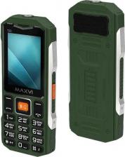 Кнопочный телефон Maxvi T20, Green