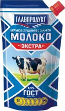 Молоко сгущенное Главпродукт Молоко сгущенное с сахаром ГОСТ 31688-2012 Экстра ДП, 270 г