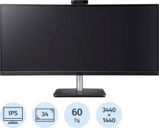 Монитор Acer CB343CURDbemiiphcuzx [34", 3440 x 1440, IPS, 60 Гц, 4 мс, 300 кд/м2, HDMI, DisplayPort]