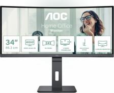 Монитор AOC CU34P3CV [34", 3440 x 1440, VA, 100 Гц, 4 мс, 21:9, 300 кд/м2]