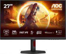 Монитор AOC Q27G4ZR [27", 2560 x 1440, IPS, 260 Гц, 1 мс, 16:9, 400 кд/м2, есть]