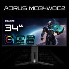 Монитор Gigabyte MO34WQC2 [34", 3440 x 1440, 240 Гц, 250 кд/м2, DisplayPort, HDMI]