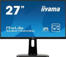 Монитор Iiyama ProLite XUB2792HSU-B1 [27", 1920 x 1080, IPS, 75 Гц, 4 мс, 250 кд/м2, HDMI, DisplayPort, VGA, DVI]