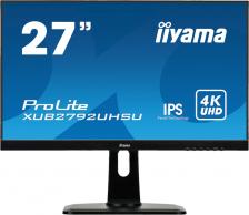 Монитор Iiyama ProLite XUB2792UHSU-B1 [27", 300 кд/м2, 60 Гц, 4 мс, DisplayPort, VGA, HDMI, DVI, IPS, 3840 x 2160]