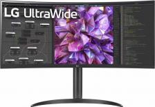 Монитор LG 34WQ75C-B [34", 3440 x 1440, IPS, 60 Гц, 5 мс, 300 кд/м2, HDMI, DisplayPort]