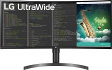 Монитор LG 35WN75C-B [35", 3440 x 1440, IPS, 100 Гц, 5 мс, 300 кд/м2, DisplayPort, HDMI, DVI, VGA]