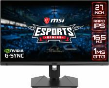 Монитор MSI Optix MAG274QRF [27", 2560 x 1440, IPS, 165 Гц, 1 мс, 300 кд/м2, DisplayPort, HDMI, VGA, DVI]