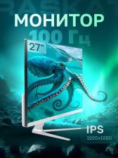 Монитор Raskat I27F10DAW [27", 1920 x 1080, IPS, 100 Гц, 5 мс, 250 кд/м2, DisplayPort, VGA, HDMI]