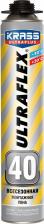 Монтажная пена Krass Пистолетная всесезонная монтажная пена ULTRAFLEX 40