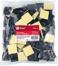 Монтажная площадка EKF Самоклеящаяся площадка SQplc-25x25-b