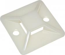Монтажная площадка ИЭК Площадка для крепления стяжек UHP30-40-020, 20шт., белый