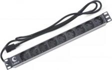 Монтажный шкаф Cabeus Блок розеток PDU-9P-2IEC 9 роз 10А 250V шнур 2м