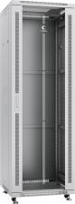 Монтажный шкаф Cabeus Шкаф напольный 19", 37U SH-05C-37U60/80 600x800x1833mm передняя стеклянная и задняя сплошная металлическая двери, ручка с замком, цвет