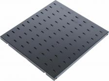 Монтажный шкаф ЦМО Полка стац. (СВ-62-9005) 0.5U 45кг. 19.53" 622мм черный (упак.:1шт)