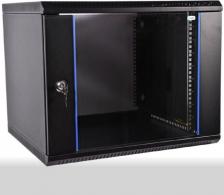 Монтажный шкаф ЦМО Шкаф коммутационный ШРН-Эконом ШРН-Э-15.650.1-9005 настенный, стальная передняя дверь, 15U, 600x749x650 мм