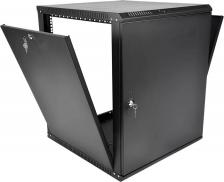 Монтажный шкаф ЦМО Шкаф телекоммуникационный настенный разборный ЭКОНОМ 18U дверь металл, цвет черный [ШРН-Э-18.650.1-9005]