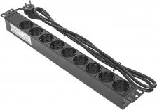 Монтажный шкаф EKF Блок розеток PDU применяется для организации распределения электропитания в телекоммуникационных шкафах и стойках; для контроля и учета значений 4690216410081