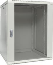 Монтажный шкаф EKF Шкаф настенный 19", 12U TRP-WLL-1266-40G TERACOM PRO 600х600 мм дверь стеклянная с замком-ручкой серый