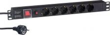 Монтажный шкаф Exegate Блок розеток ServerPro PDU-19H606 Al-6S-EU2CU-SW-O