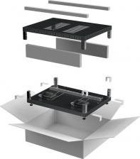 Монтажный шкаф ITK LINEA E Комплект основание и крыша 600х800мм для шкафа 18-47U черный, цена за 1 шт