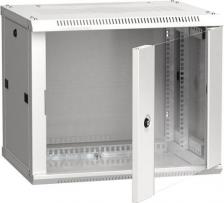 Монтажный шкаф ITK Шкаф LINEA W 9U 600x450 мм дверь стекло, RAL7035