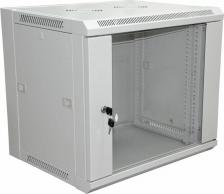Монтажный шкаф Rexant 19" Настенный шкаф RexantPRO 18U 600x600x964 мм - передняя дверь стекло, боковые стенки съемные RAL 7035