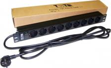 Монтажный шкаф TWT Блок распределения питания Lanmaster гор.размещ. 9xSchuko базовые 16A Schuko 3