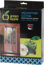 Антимоскитная сетка Green Apple Сетка магнитная на дверь 2шт 210x50см